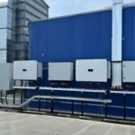 Biatorbágy 200 kVA rendszer telepítés. 2 db Huawei Sun2000-100KTL inverter-rel.