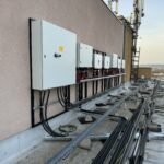 Budapest 200 kVA telepítés. 4 db Huawei Sun2000-50KTL inverterrel